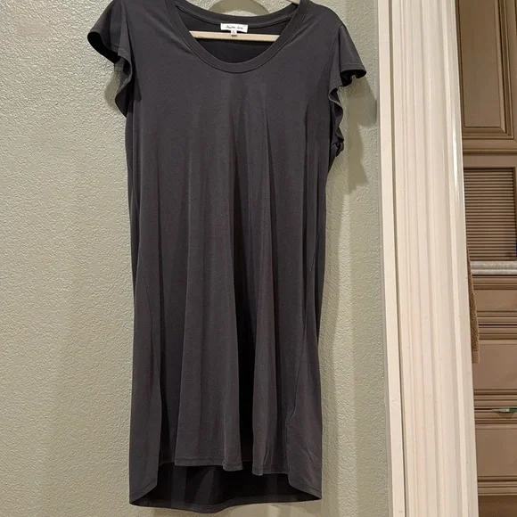 Another Love | Dresses | Another Love Size Small Tshirt Dress Charcoal Grey  Color | Poshmark